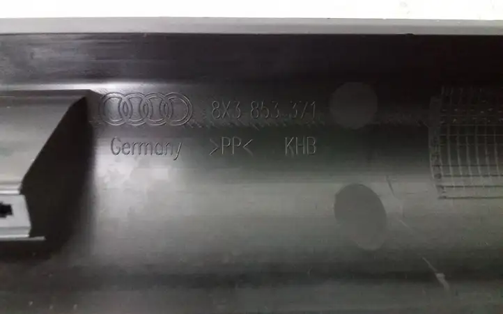 Audi A1 (2010 - 2014) 8X3853371 Внутренняя отделка переднего порога — фото 3