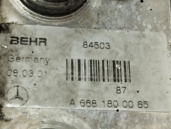 Mercedes-Benz A W168 (1997 - 2004) A6681800210 Кронштейн масляного фильтра — фото 5