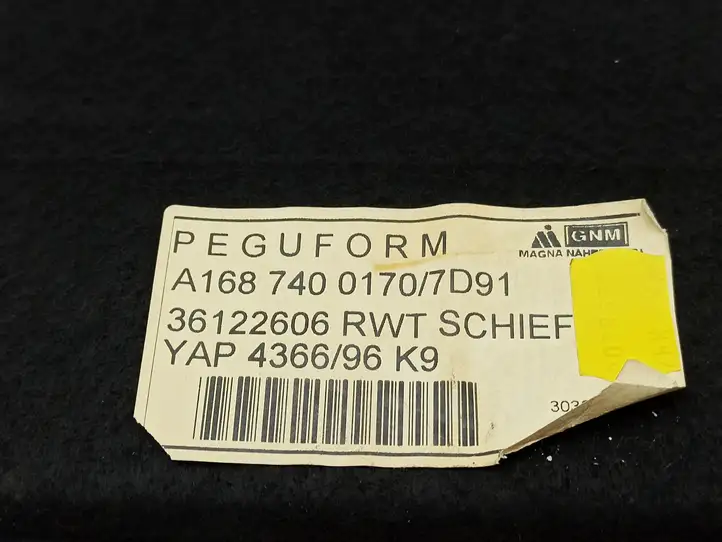 Mercedes-Benz A W168 (1997 - 2004) A1687400170 Обшивка багажника — фото 2