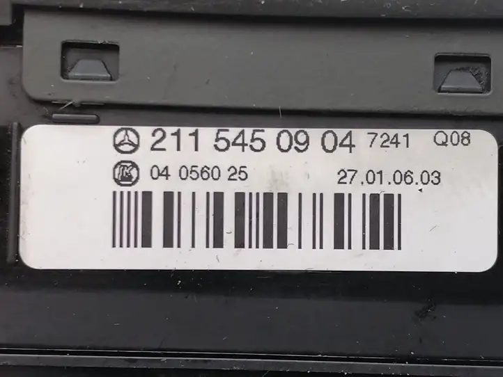 Mercedes-Benz E W211 (2002 - 2009) 2115450904 Включатель фонарей — фото 11
