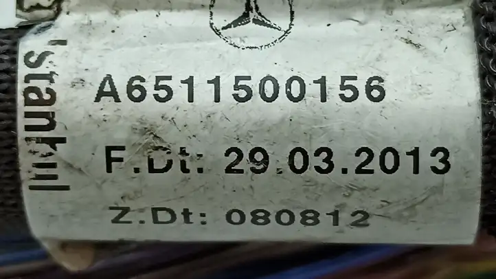 Mercedes-Benz E W212 (2009 - 2016) A6511591025 Проводка двигателя — фото 15