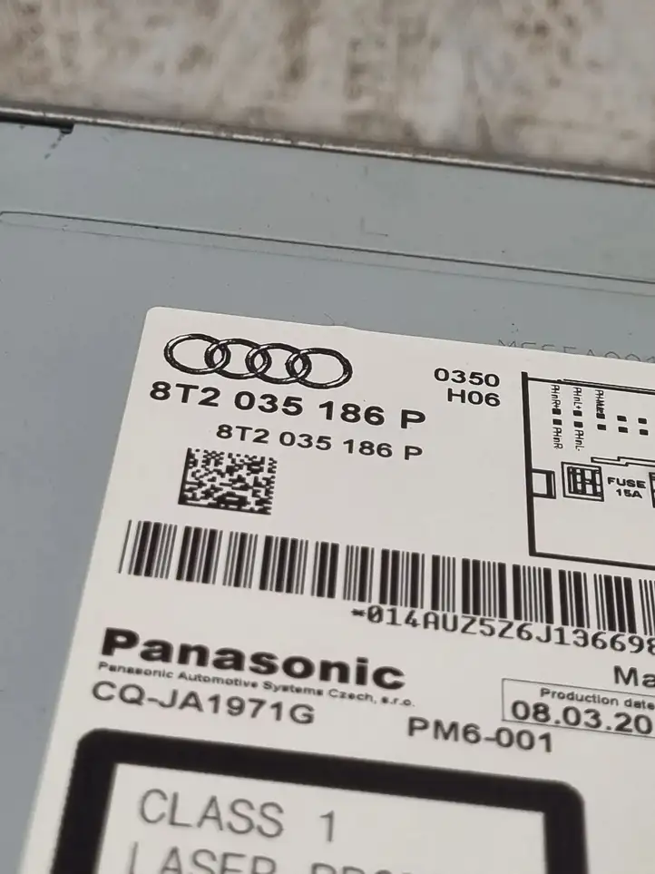 Audi A4 S4 B8 8K (2007 - 2011) 8T2035186P Магнитола / мультимедийная система — фото 6