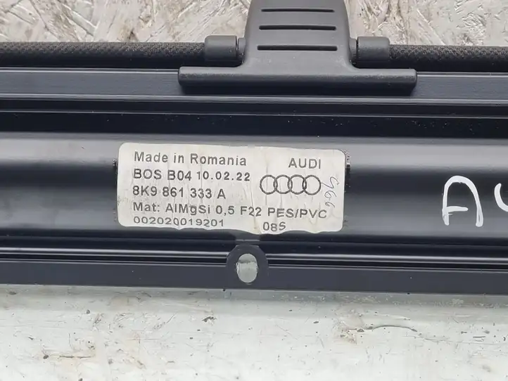 Audi A4 S4 B8 8K (2007 - 2011) 8K9861333A Солнцезащитная шторка багажника — фото 2