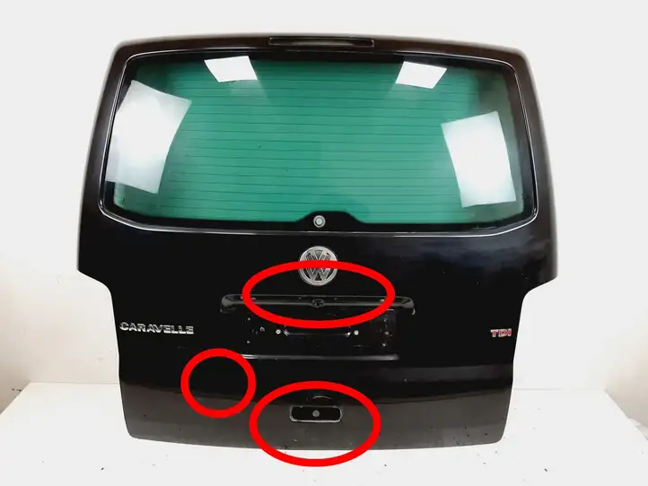 Volkswagen Transporter - Caravelle T5 (2003 - 2009) Крышка багажника — фото 5