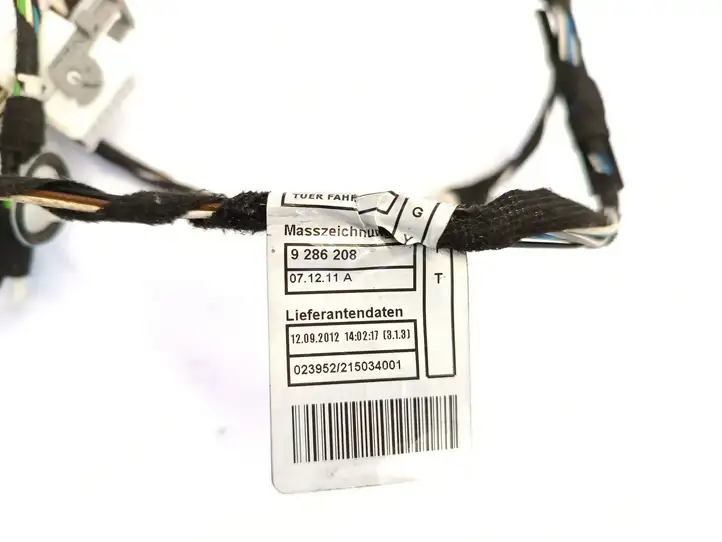 BMW 3 F30 F35 F31 (2012 - 2018) 9286208 Проводка передней двери — фото 4
