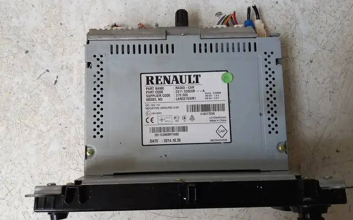 Renault Clio IV (2012 - 2019) 281153868R Магнитола / мультимедийная система — фото 2