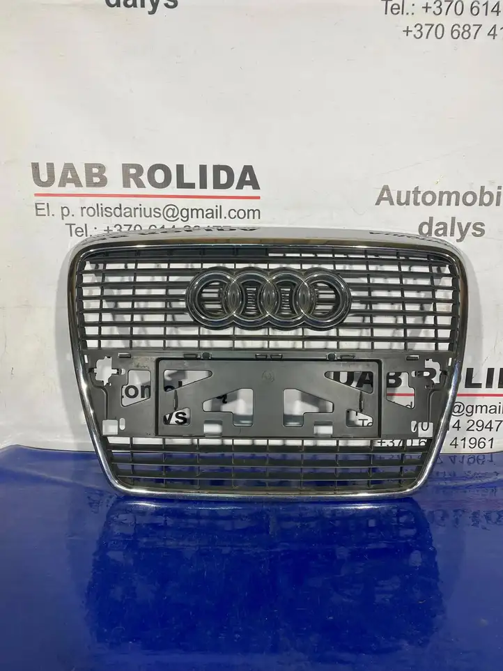 Audi A6 S6 C6 4F (2004 - 2008) 4F0853651 Верхняя решетка радиатора — фото 1