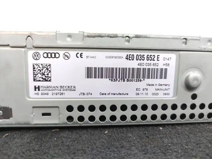 Audi A6 S6 C6 4F (2008 - 2011) 4E0035652E Навигационный привод CD/DVD — фото 4