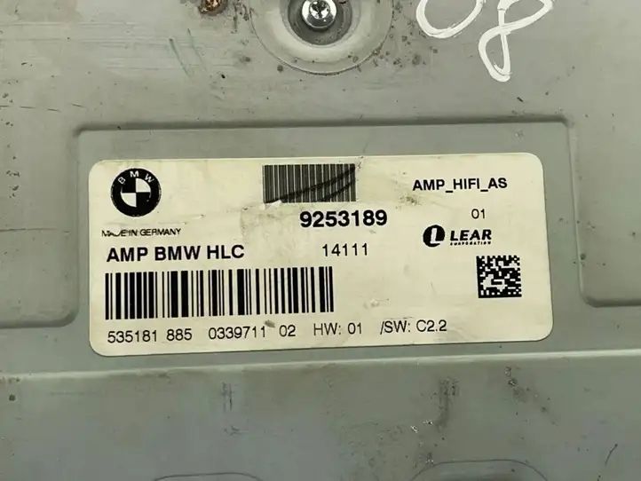 BMW 3 E90 E91 (2005 - 2012) 9253189 Усилитель звука — фото 7
