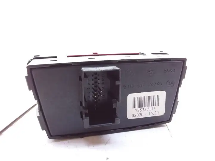 Fiat Panda II (2004 - 2011) 735357113 Включатель аварийных фонарей — фото 2