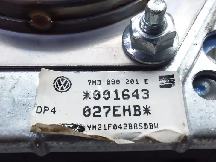 Volkswagen Sharan (2003 - 2010) 7M3880201E Подушка безопасности руля — фото 3