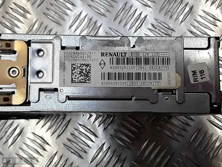 Renault Modus (2004 - 2007) 8200529115 Магнитола / мультимедийная система — фото 13