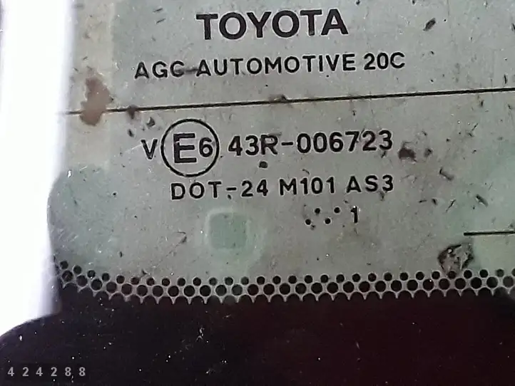 Toyota Avensis T270 (2009 - 2012) e643r006723 Заднее боковое стекло — фото 9