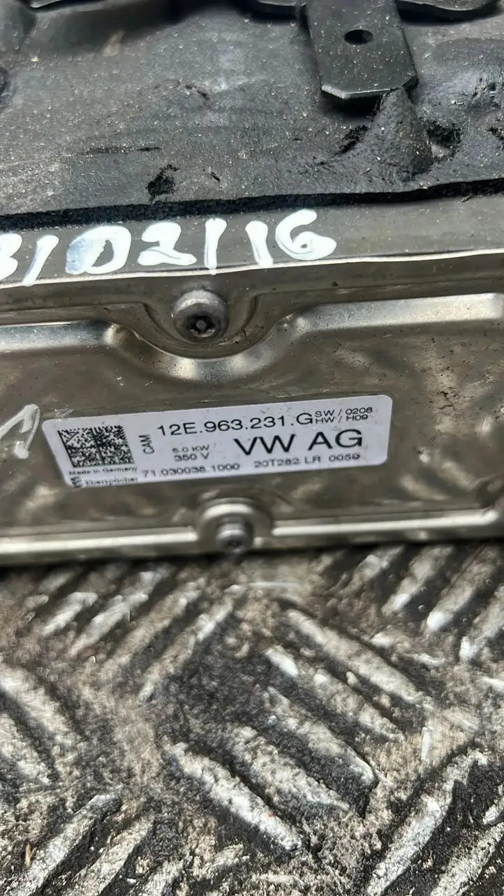 Volkswagen Golf VII (2013 - 2019) 12E963231G Электрический обогреватель салона 220V — фото 6