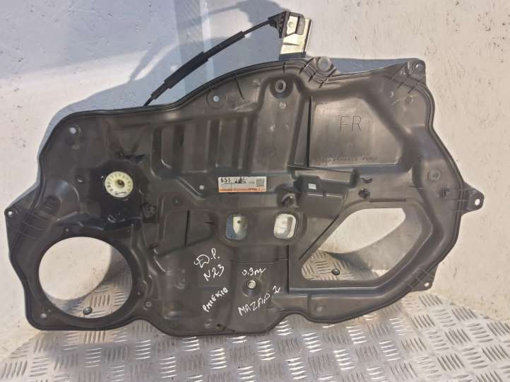 D6515897X Mazda 2 Priekinis el. lango pakėlimo mechanizmas be varikliuko