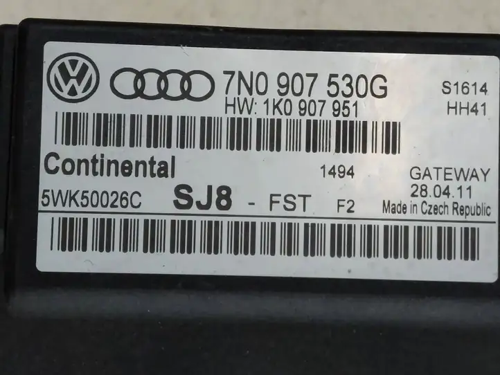 Volkswagen PASSAT B7 (2011 - 2014) 7N0907530G Модуль Gateway — фото 2