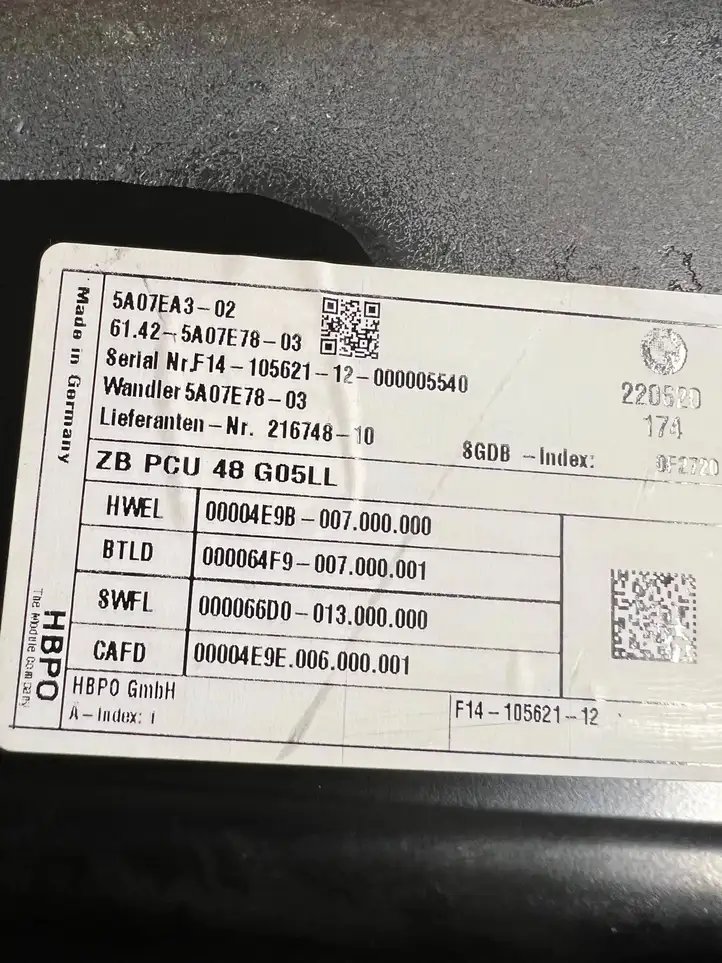 BMW X7 G07 (2018 - ) 5A07E78 Прочие детали салона — фото 3