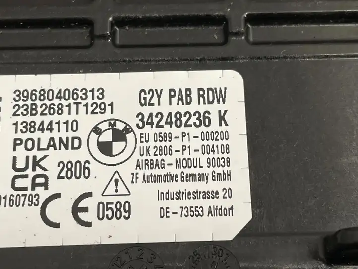 BMW i4 (2021 - ) 34248236 Подушка безопасности пассажира — фото 7