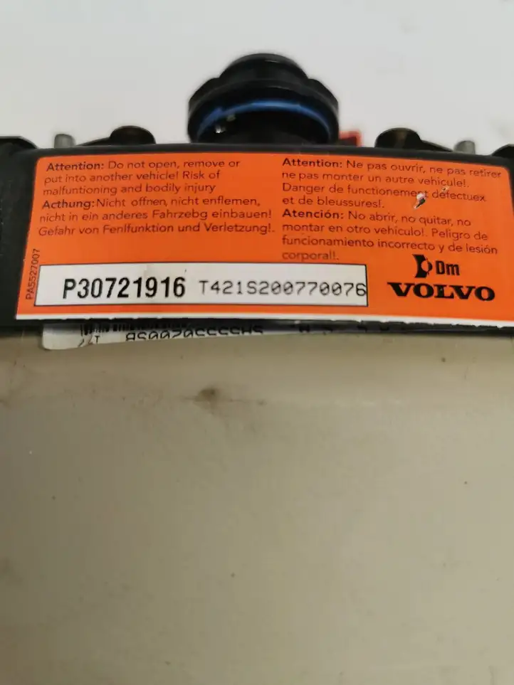 Volvo XC60 (2008 - 2013) P30721916 Подушка безопасности руля — фото 4