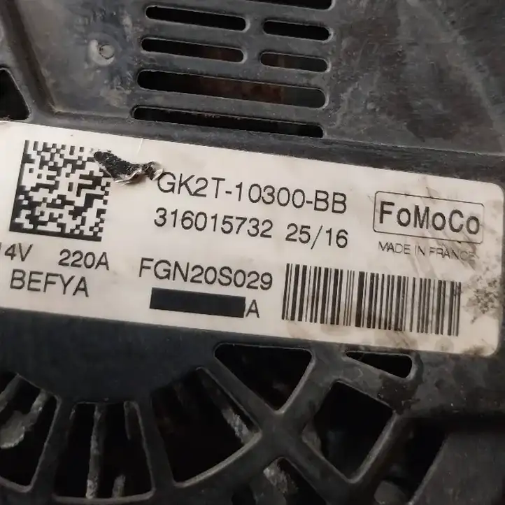 Ford Transit VII (2019 - ) GK2T10300BB Запчасти генератора — фото 5