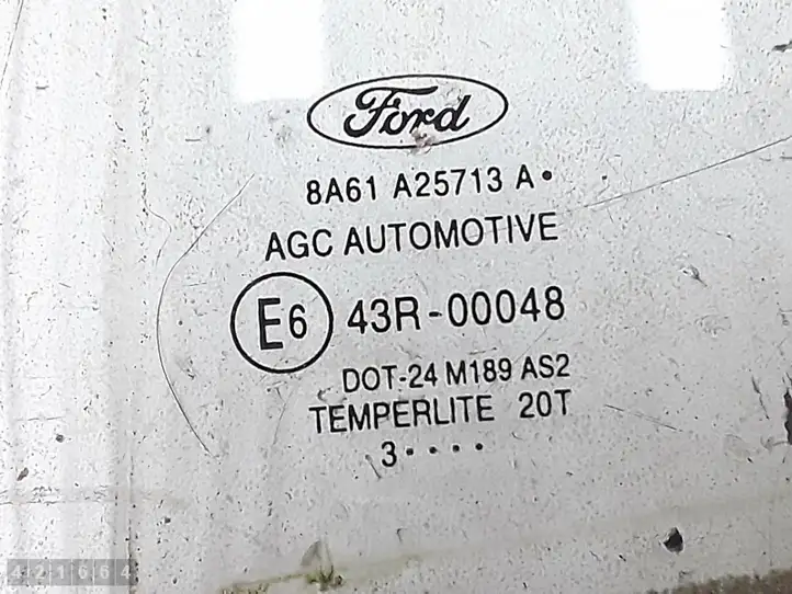 Ford Fiesta (2013 - 2017) e643r00048 Стекло задней двери — фото 3