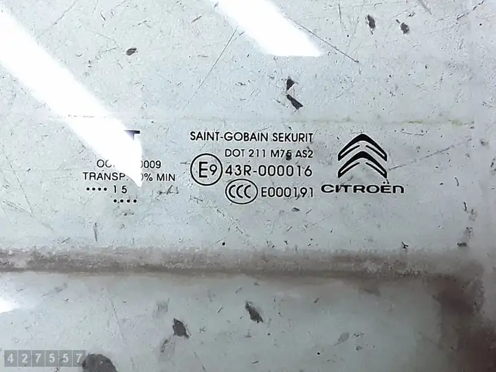 Citroen C4 Grand Picasso (2013 - 2016) e943r000016 Стекло задней двери — фото 3