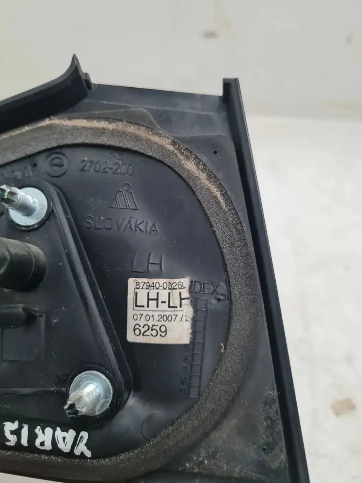 Toyota Yaris (2005 - 2009) 2702200 Боковое зеркало с электроприводом — фото 4