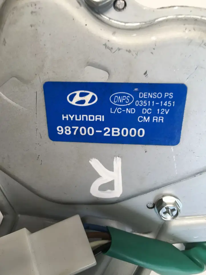 Hyundai Santa Fe (2009 - 2012) 987002B000 Двигатель стеклоочистителя заднего стекла — фото 4