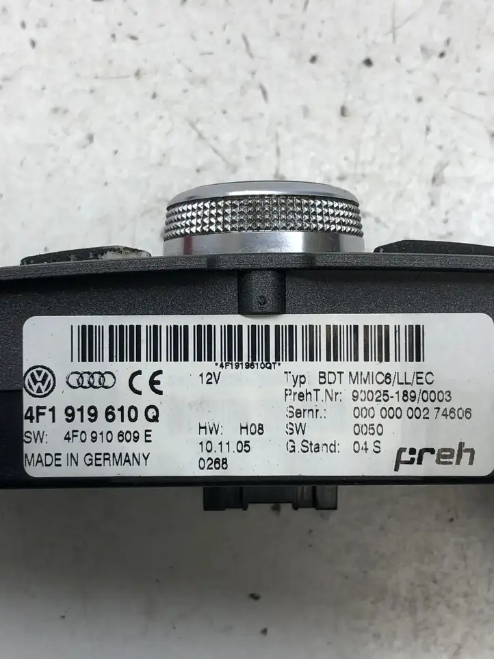 Audi A6 S6 C6 4F (2004 - 2008) 4F1919610Q Контроллер мультимедийной системы — фото 2
