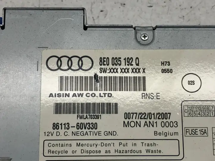 Audi A4 S4 B7 8E 8H (2004 - 2009) 8E0035192Q Магнитола / мультимедийная система — фото 4
