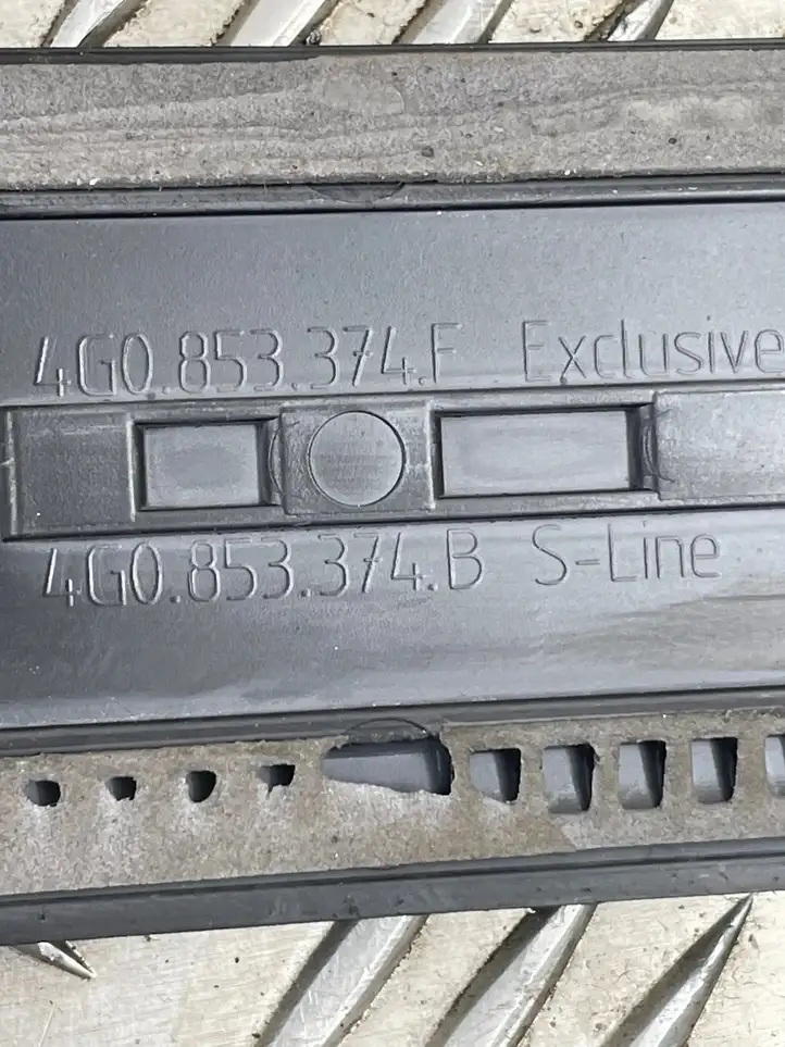 Audi A6 C7 (2011 - 2014) 4G0853374B Наружная отделка переднего порога — фото 6