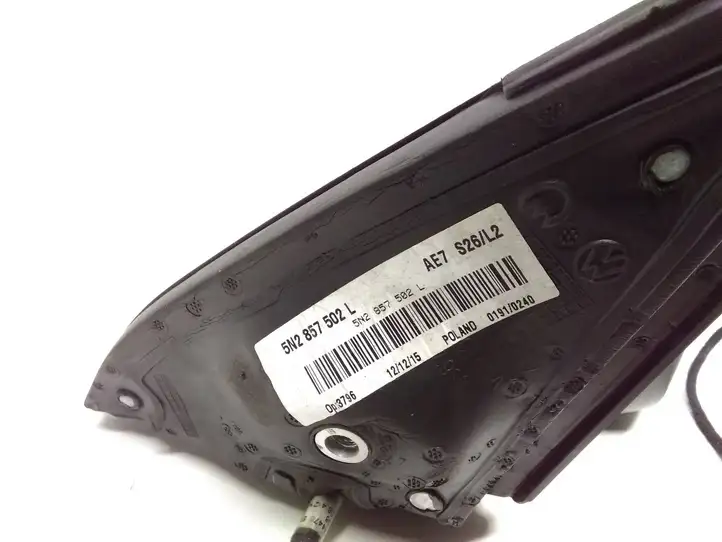 Volkswagen Tiguan (2011 - 2016) 5N2857502L Боковое зеркало с электроприводом — фото 6