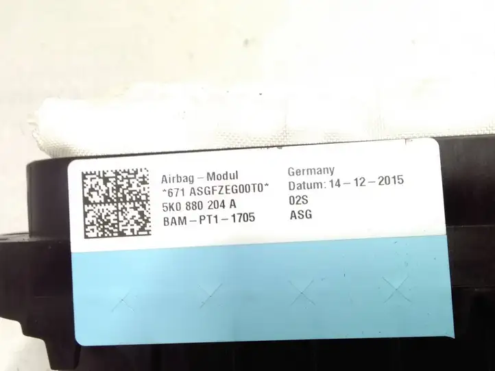 Volkswagen Tiguan (2011 - 2016) 5K0880204A Подушка безопасности пассажира — фото 3