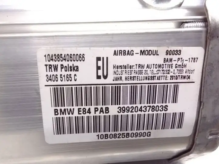 BMW X1 E84 (2009 - 2015) 39920437803S Подушка безопасности пассажира — фото 4