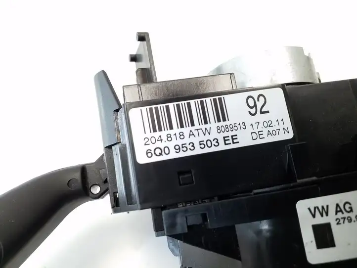 Volkswagen Polo V 6R (2009 - 2015) 6Q0953503EE Контактное кольцо SRS — фото 2