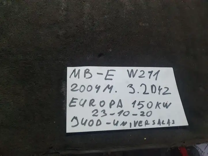 Mercedes-Benz E W211 (2002 - 2009) Подсветка номера — фото 9