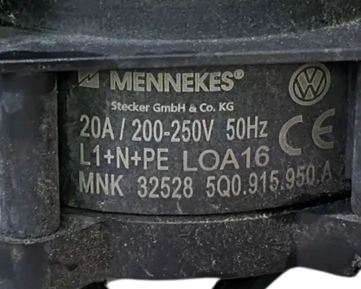 Audi A3/S3 8V (2012 - 2016) 8V0971509G Зарядный разъем электромобиля — фото 6