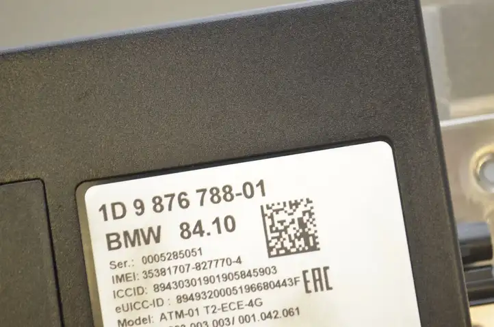 BMW i3 (2013 - ) 9876788 Bluetooth модуль — фото 4