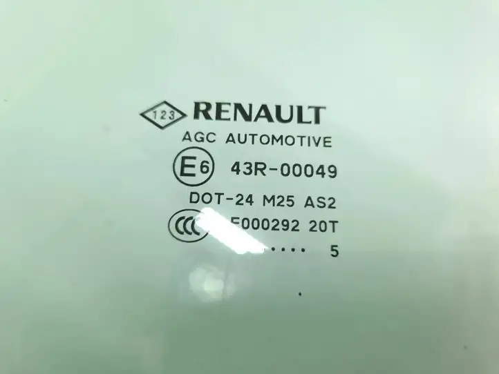 Renault Laguna III (2007 - 2015) 43R00049 Стекло передней двери — фото 6