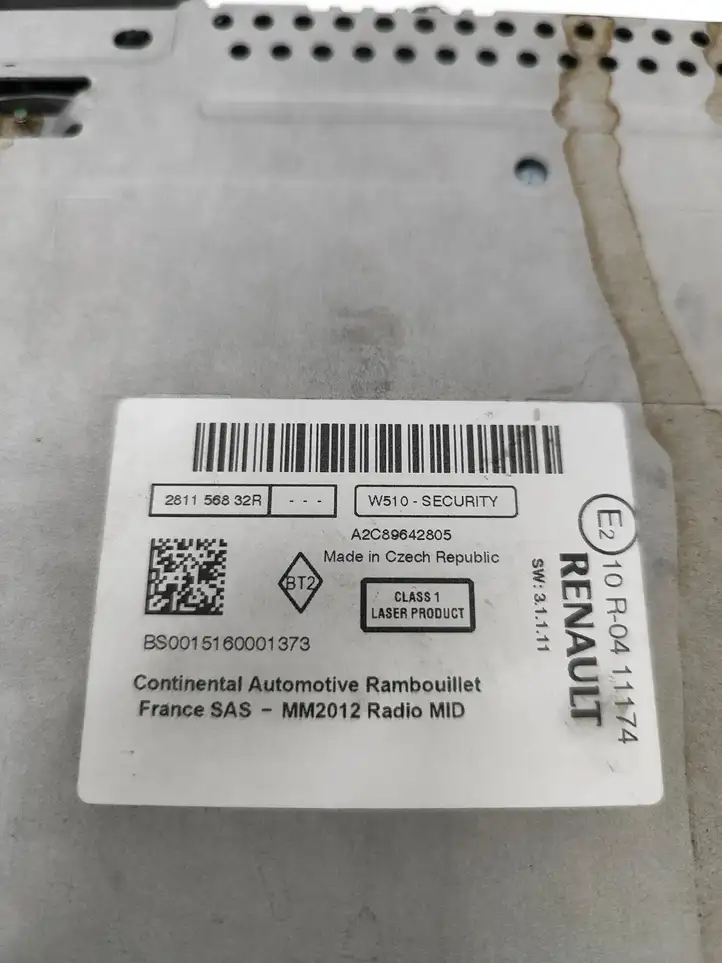 Renault Laguna III (2007 - 2015) 281156832R Блок Hi-Fi аудиосистемы — фото 2
