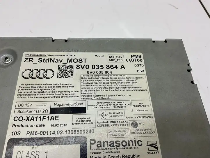 Audi A3/S3 8V (2012 - 2016) 8V0035864A Магнитола / мультимедийная система — фото 4