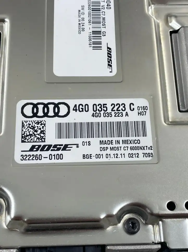 Audi A6 C7 (2011 - 2014) 4G0035223C Усилитель звука — фото 7