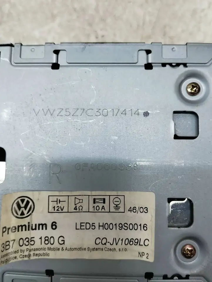Volkswagen PASSAT B5.5 (2001 - 2005) 3B7035180G Магнитола / мультимедийная система — фото 3