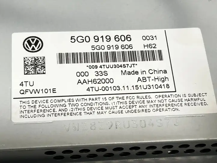 Volkswagen Golf VII (2013 - 2019) 5G0919606 Магнитола / мультимедийная система — фото 3