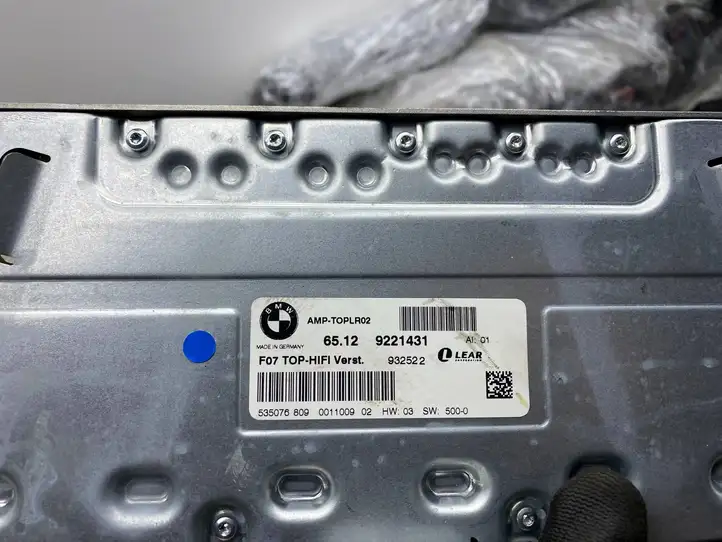BMW 7 F01 (2008 - 2016) 9221431 Комплект аудиосистемы — фото 8
