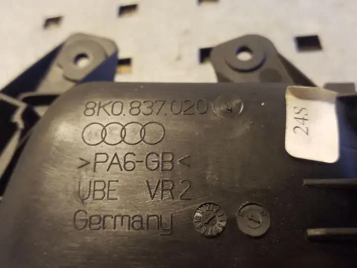 Audi A4 S4 B8 8K (2007 - 2011) 8K0837020 Внутренняя ручка двери — фото 3