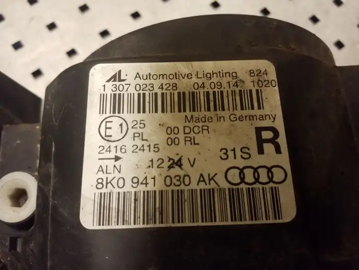 Audi A4 S4 B8 8K (2007 - 2011) 8K0941030AK Передняя фара — фото 7