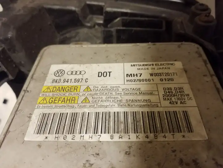 Audi A4 S4 B8 8K (2007 - 2011) 8K0941030AK Передняя фара — фото 8