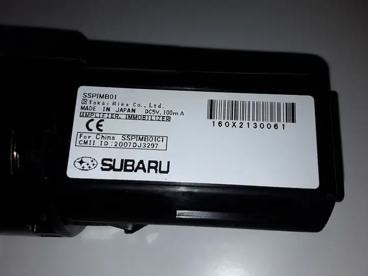 Subaru Outback (2009 - 2014) 2007DJ3297 Включатель зажигания и стартера — фото 2