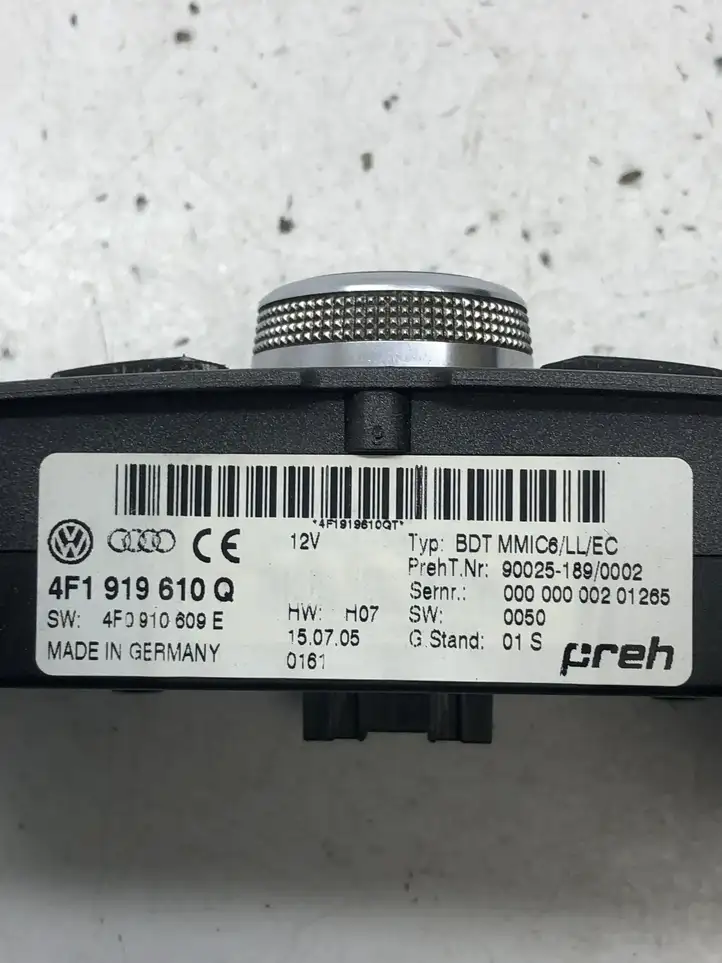 Audi A6 S6 C6 4F (2004 - 2008) 4F1919610Q Контроллер мультимедийной системы — фото 2
